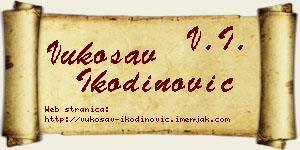 Vukosav Ikodinović vizit kartica